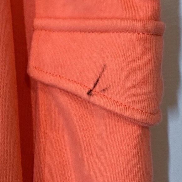 BP. Plus Size Tie Waist Cargo Sweatpants  in Coral Camelia - Picture 8 of 10